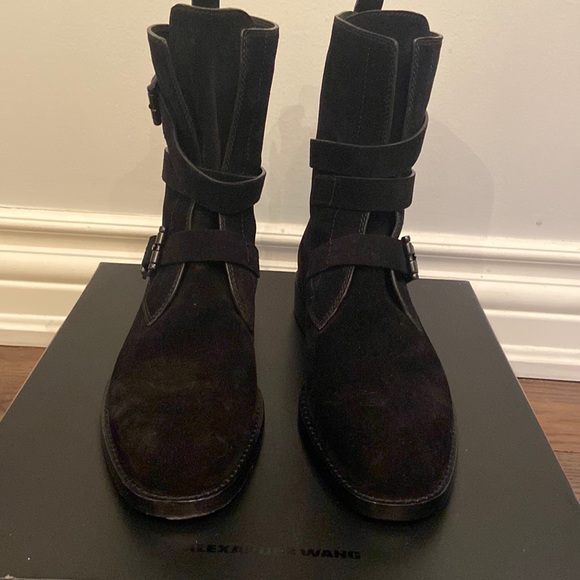 Alexander Wang LOUISE suede boots - Picture 2 of 7